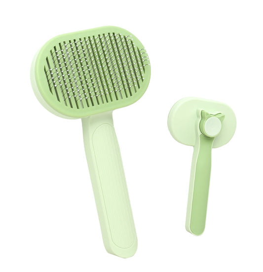 Premium Cat & Dog Fur Brush with Easy Removal