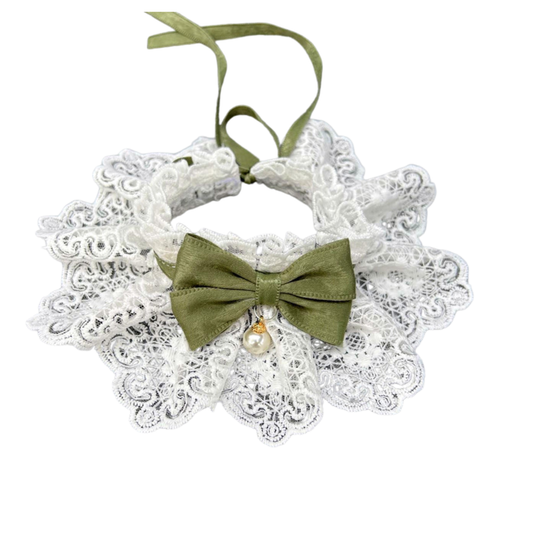 Cute Lace Bow Pet Collar