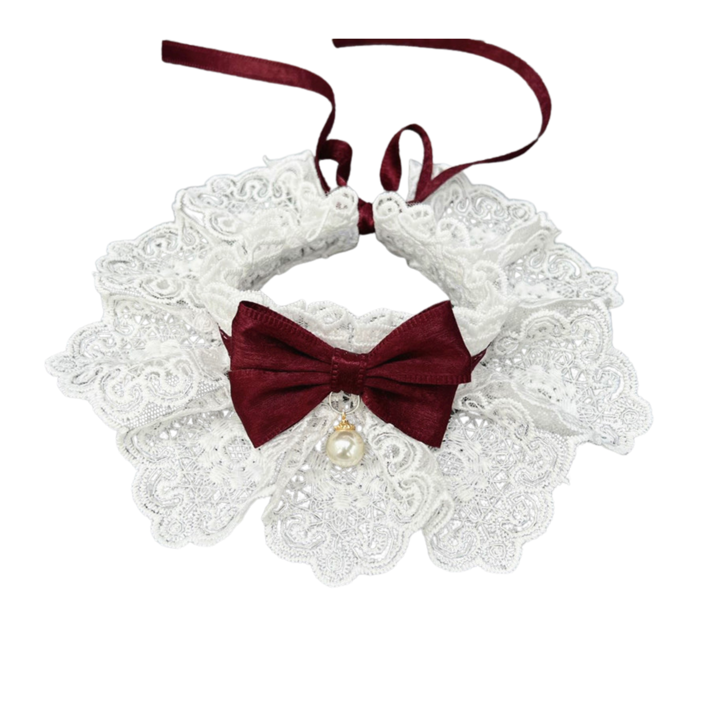 Cute Lace Bow Pet Collar