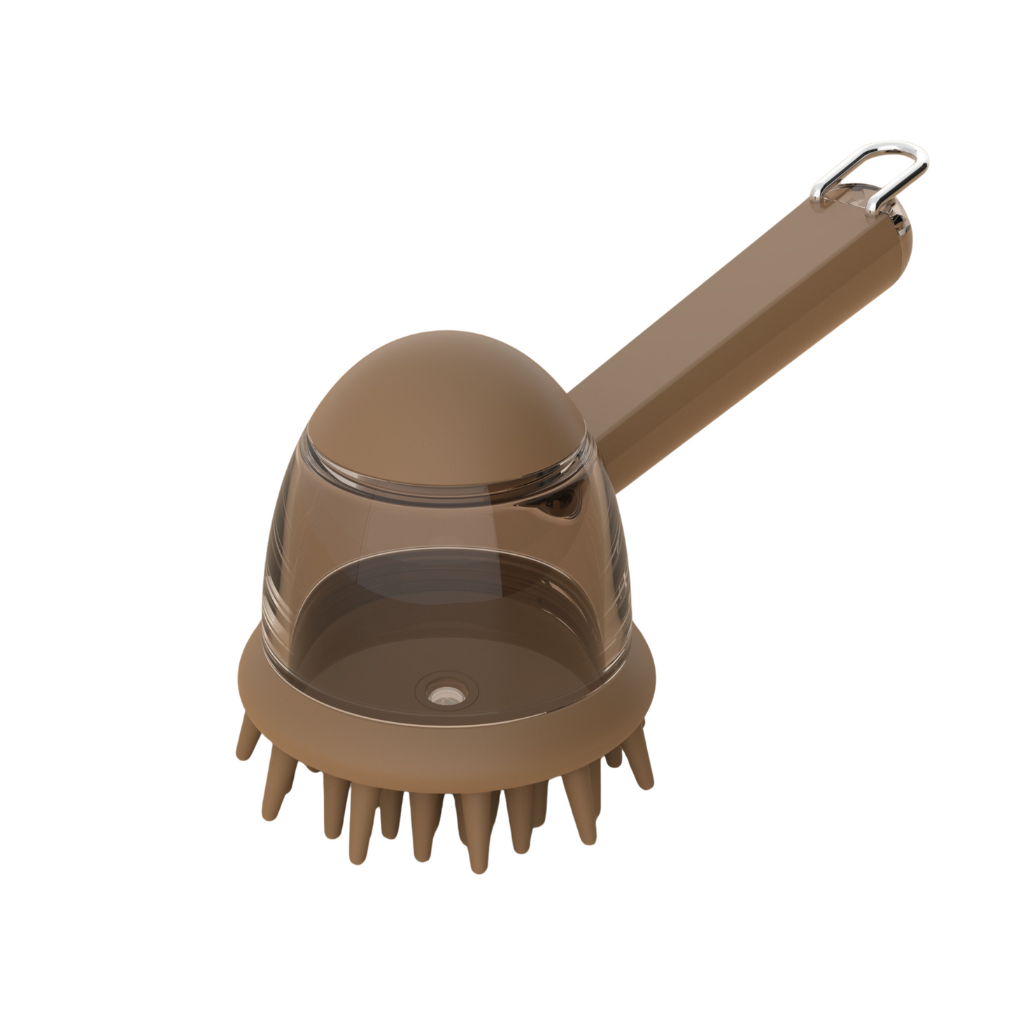 Pet Bath & Massage Brush with Shampoo Dispenser