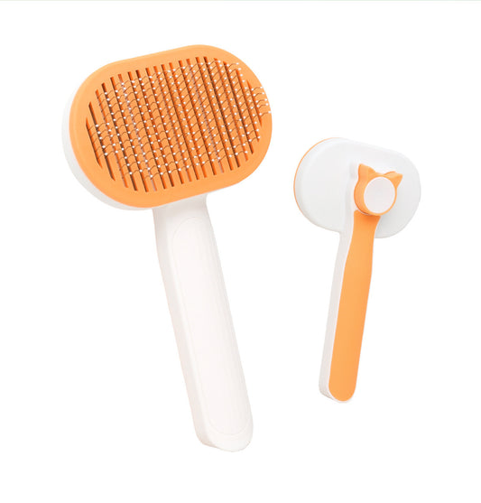 Premium Cat & Dog Fur Brush with Easy Removal